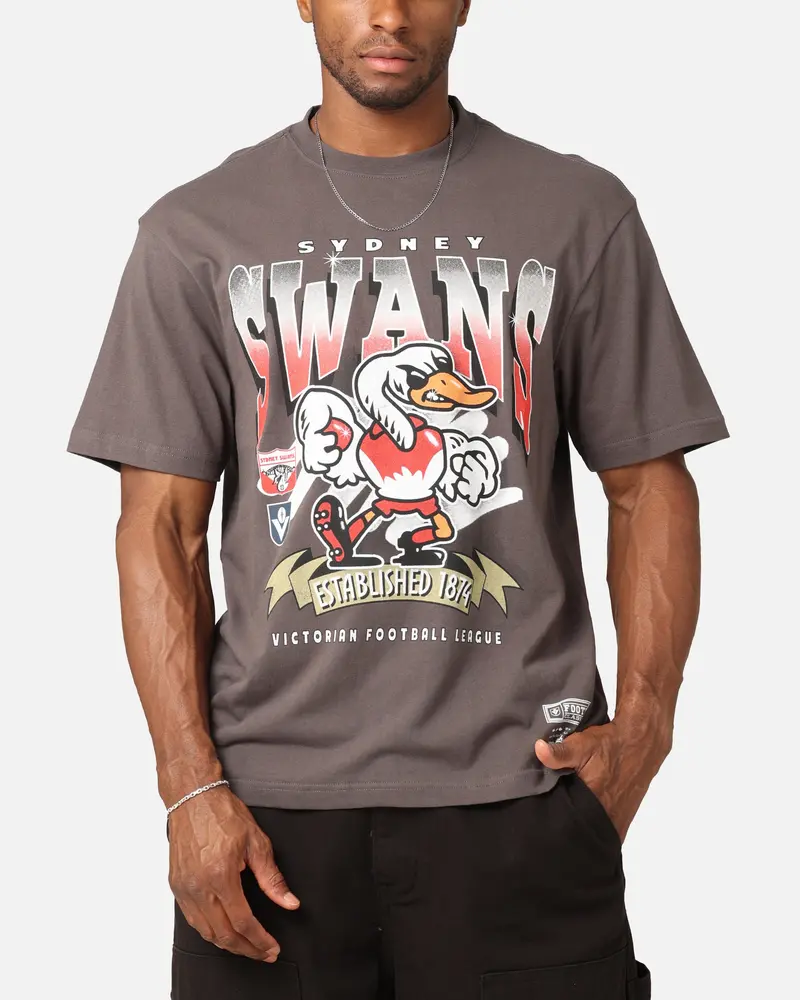 Mitchell & Ness Sydney Swans Character T-Shirt Charcoal 1