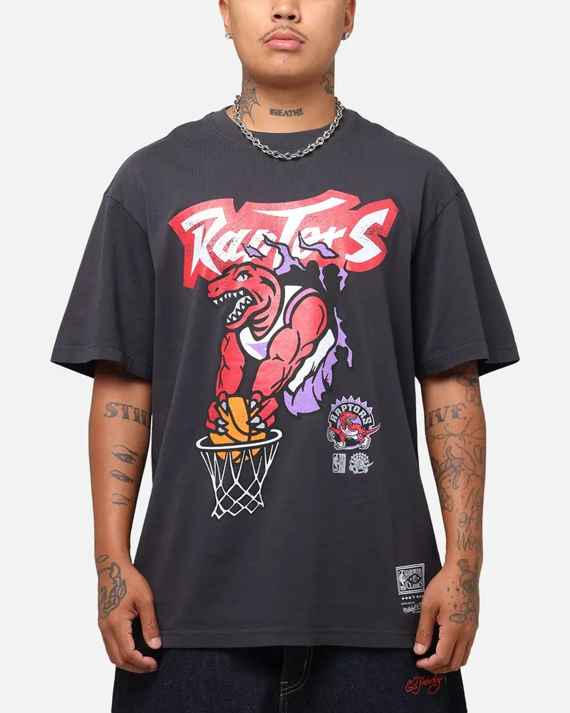 Mitchell & Ness Toronto Raptors T-Shirt Faded Black 1