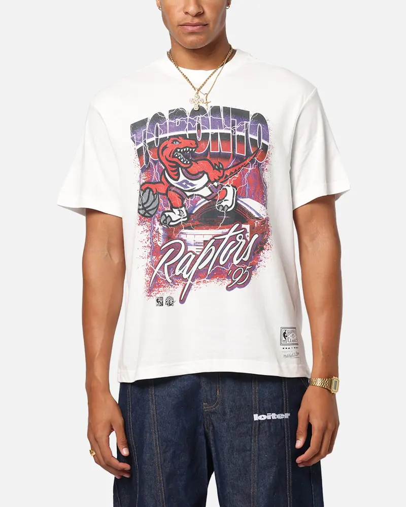 Mitchell & Ness Toronto Raptors Three Decades T-Shirt Vintage White 1