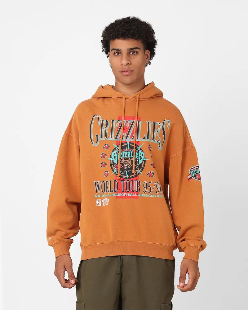 Mitchell & Ness Vancouver Grizzlies Tour Hoodie Bronze 1