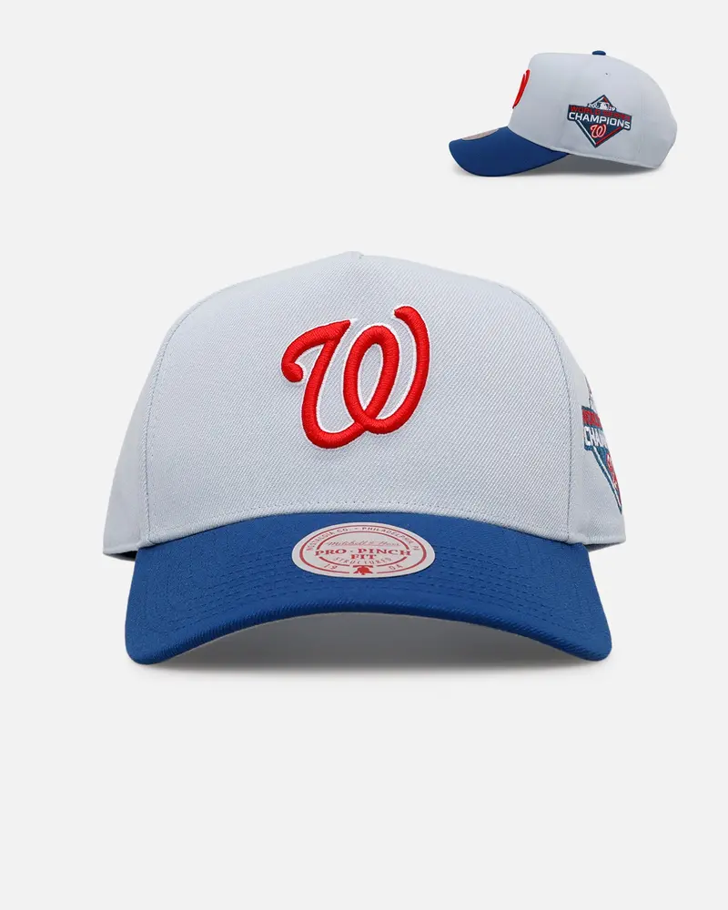 Mitchell & Ness Washington Nationals 'Cherry Logo' Pro Pinch Snapback Cherry 1