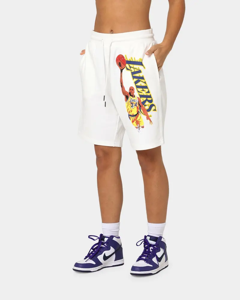 Mitchell & Ness Women's Dunk Shorts Vintage White 1