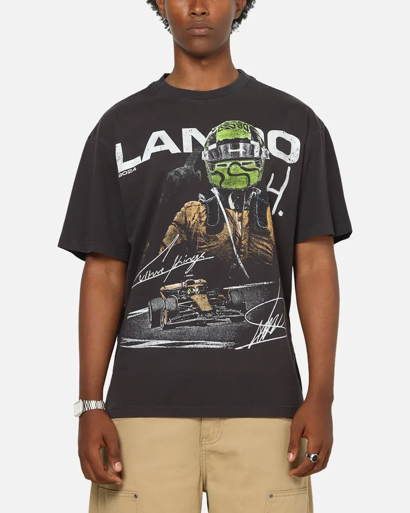 Mitchell & Ness X Mclaren Lando Norris Victory T-Shirt Faded Black 1