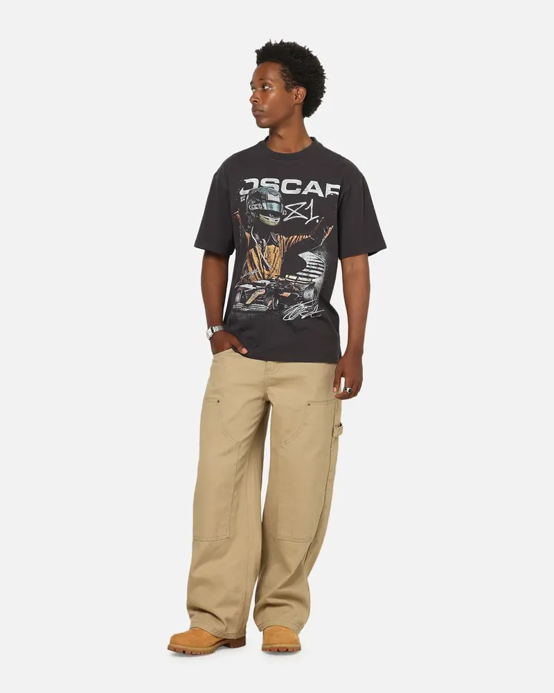 Mitchell & Ness X Mclaren Oscar Piastri Victory T-Shirt Faded Black 3