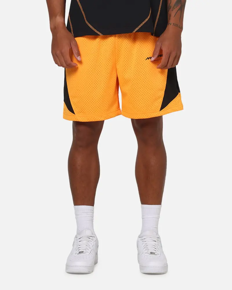 Mitchell & Ness X Mclaren Shorts Papaya 1