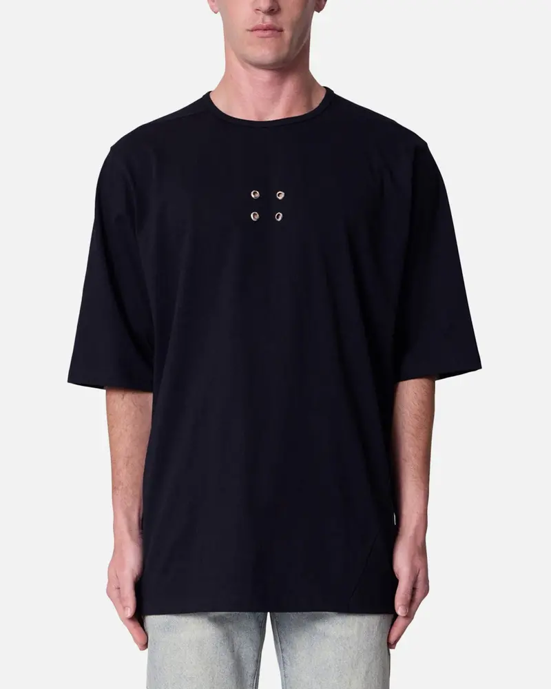Mnml 4 Eyelets T-Shirt Black 1