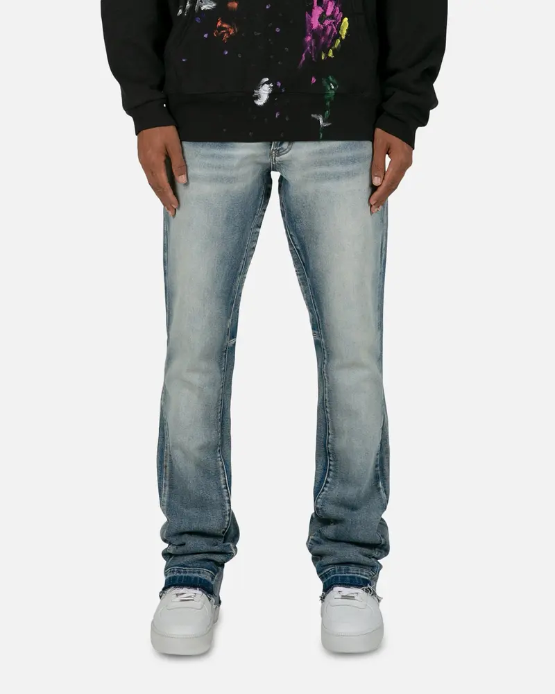 Mnml B484 Flare Denim Jeans Blue 1
