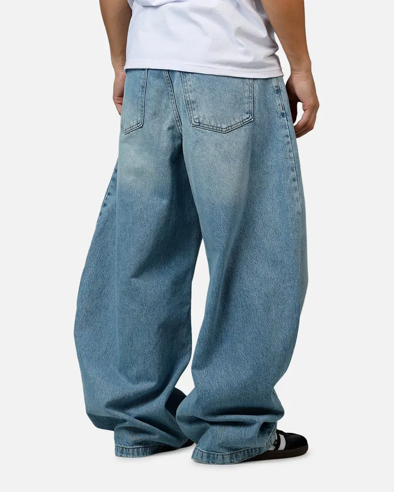 Mnml Barrel Denim Jeans Light Blue 3