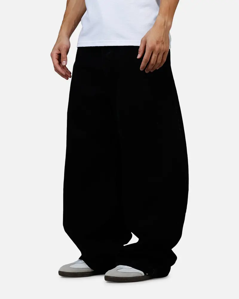Mnml Barrel Denim Jeans Washed Black 4