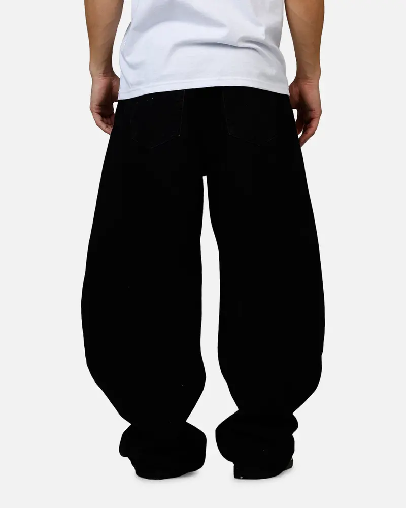 Mnml Barrel Denim Jeans Washed Black 5