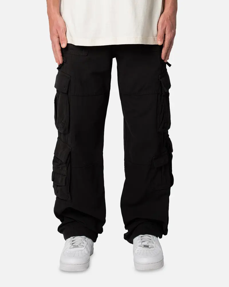 Mnml Military Cargo Pants Black 1