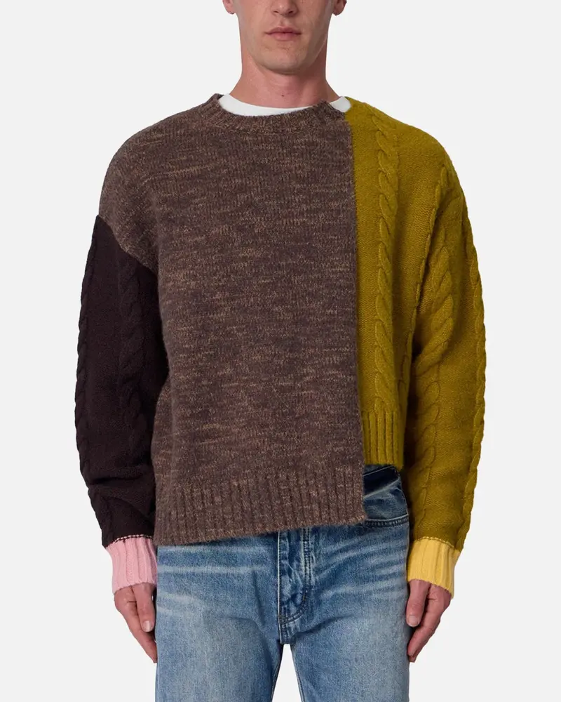 Mnml Mix Match Knitted Sweater Multi 1