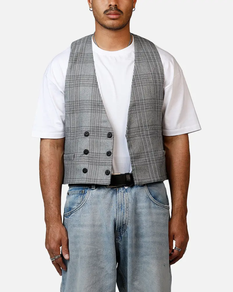 Mnml Played Suit Vest Black/Grey 1