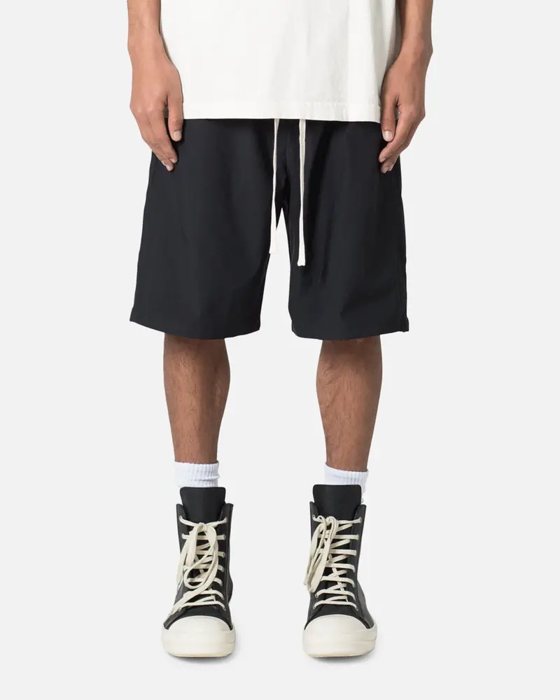 Mnml Side Snap Nylon Shorts Black 1