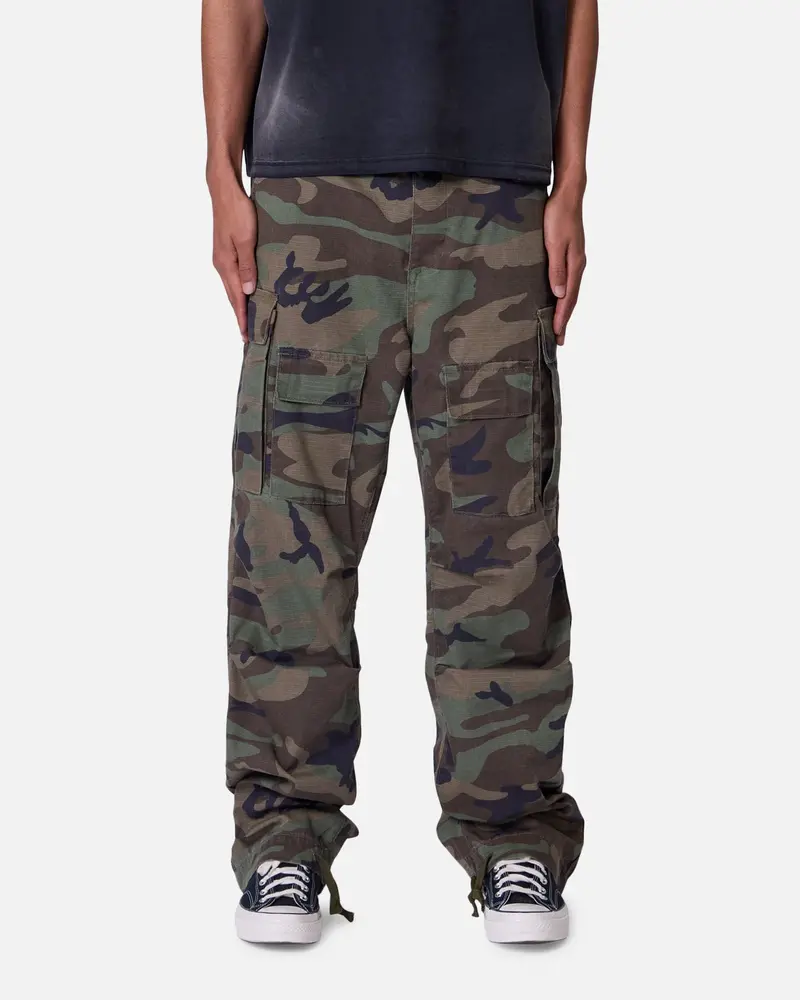Mnml Ultra Baggy Cargo Pants Camo 1
