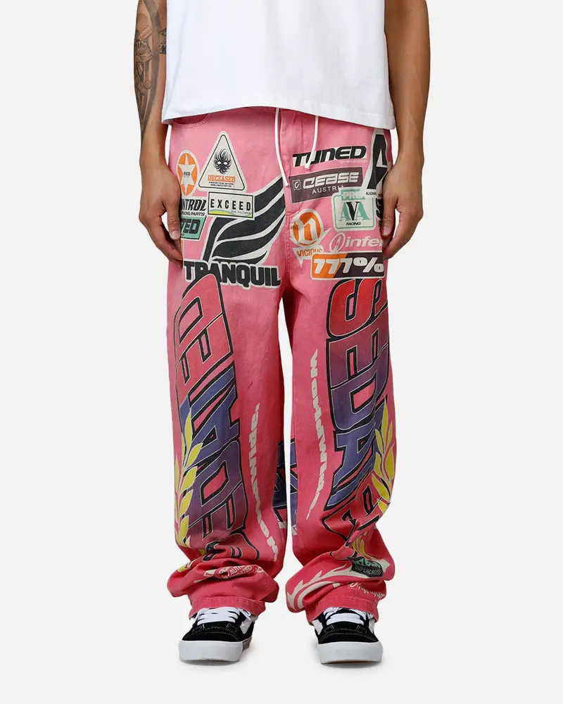Mnml Ultra Baggy Sedated Mx Pant Pink 1