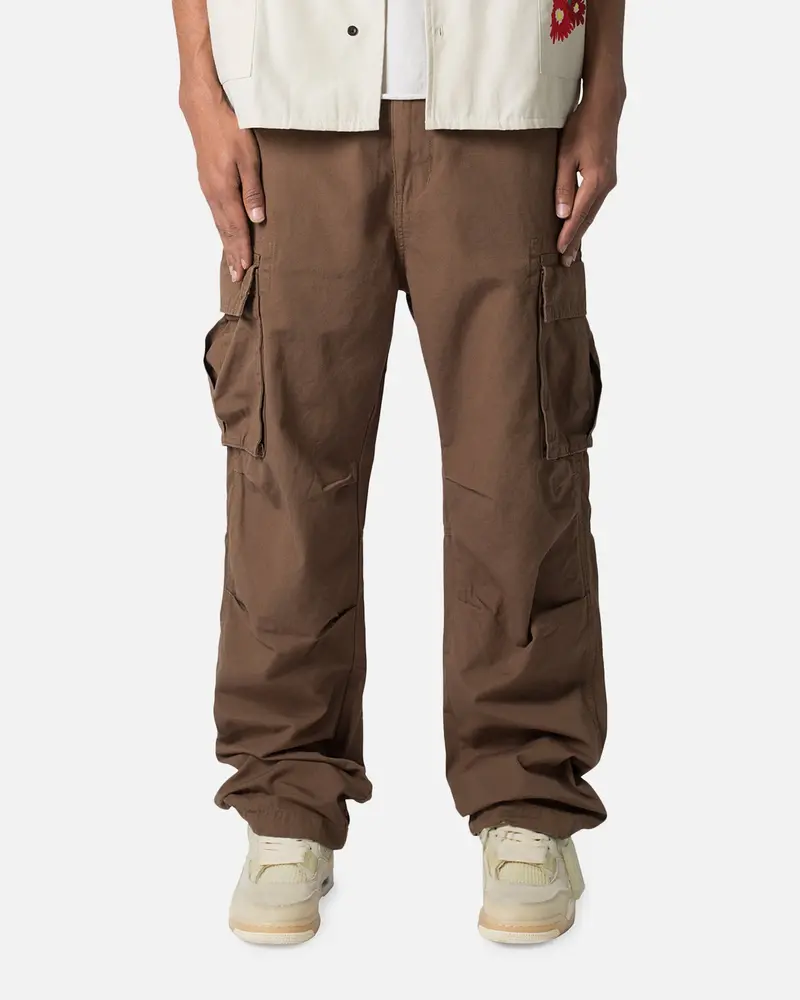 Mnml Ultra Baggy Vintage Cargo Pants Brown 1