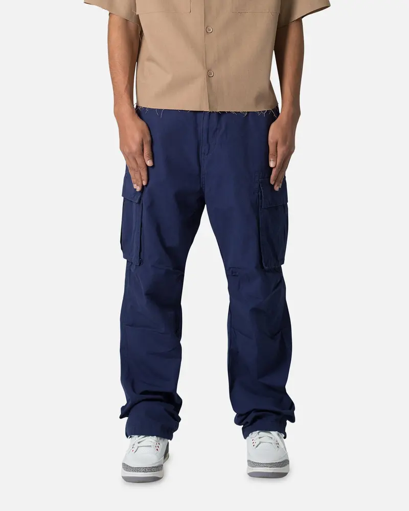 Mnml Ultra Baggy Vintage Cargo Pants Navy 1