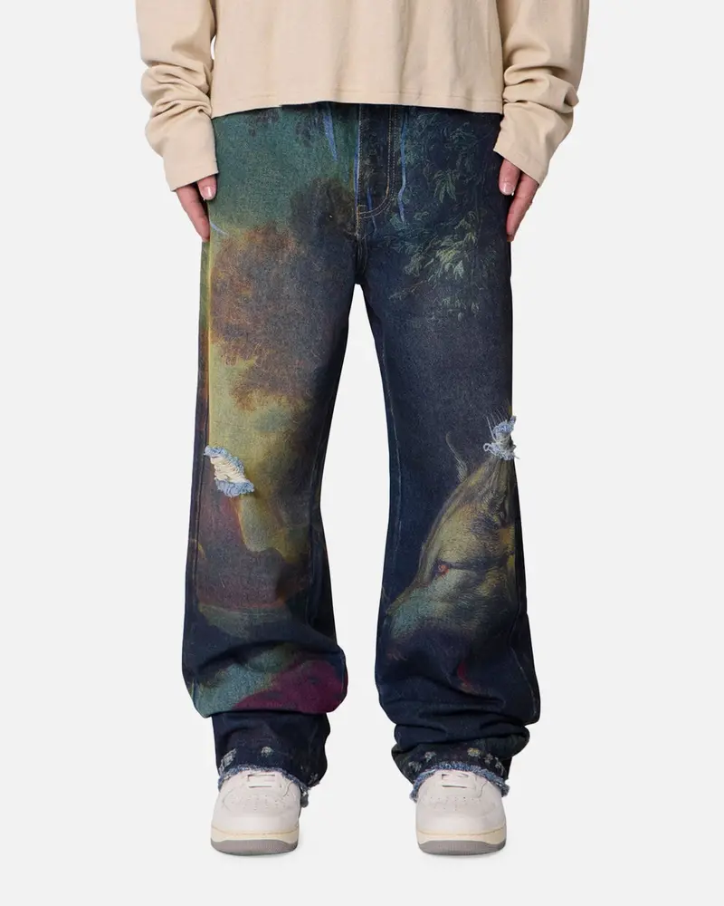 Mnml Ultra Baggy Wolf Denim Jeans Multi 1
