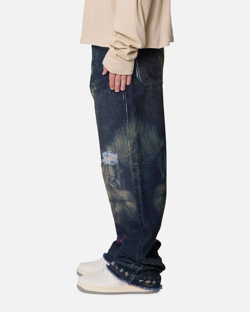 Mnml Ultra Baggy Wolf Denim Jeans Multi 3