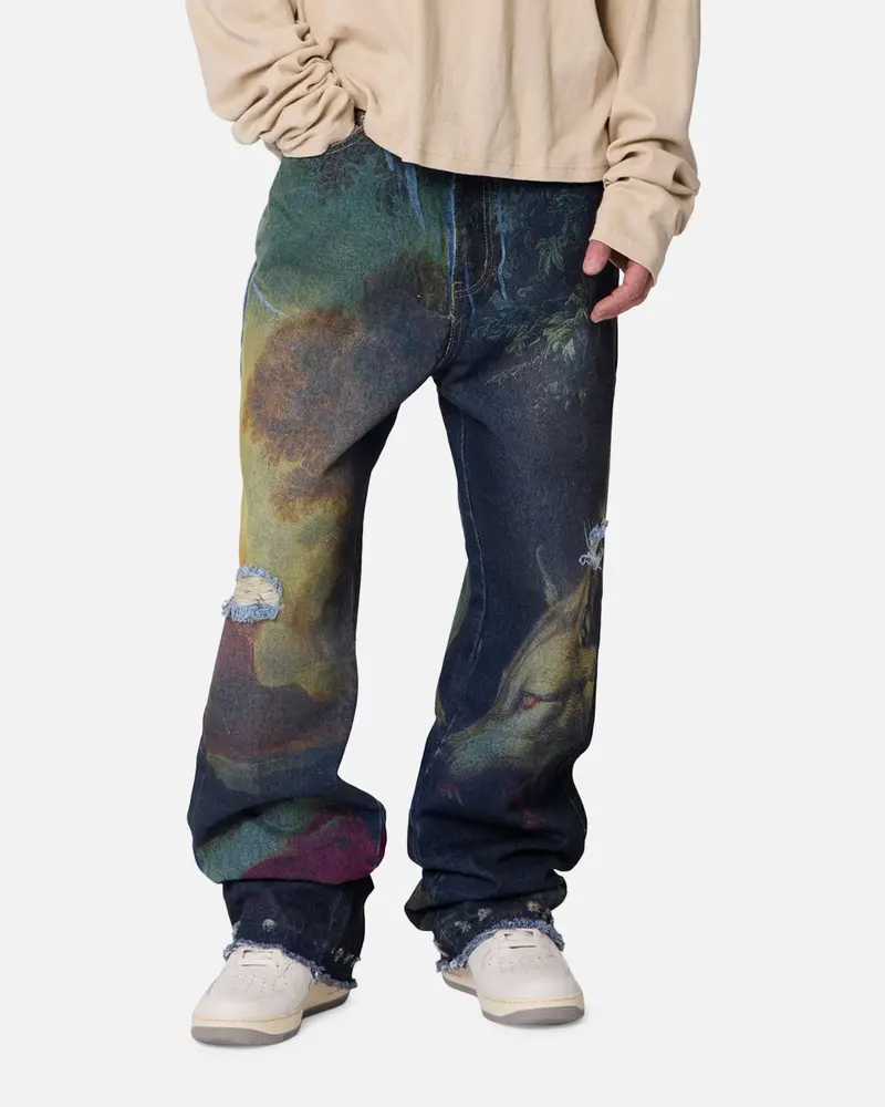 Mnml Ultra Baggy Wolf Denim Jeans Multi 5