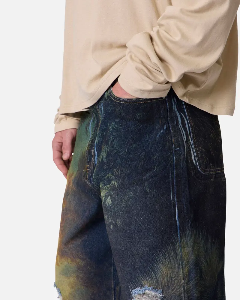 Mnml Ultra Baggy Wolf Denim Jeans Multi 6