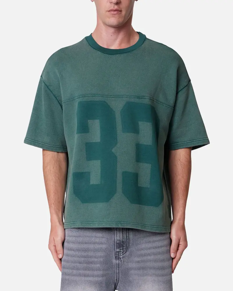 Mnml Vintage Raglan Terry Jersey Green 1