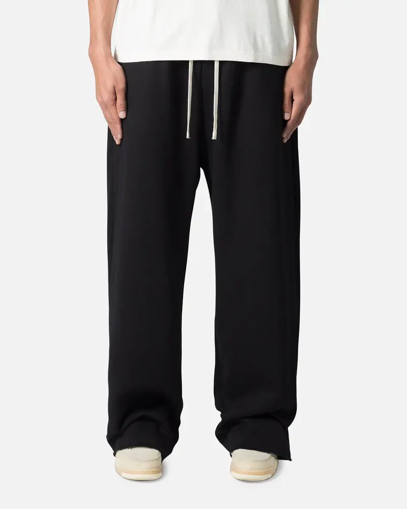 Mnml Washed Ultra Baggy Sweatpants Black 1