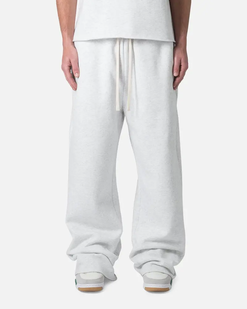 Mnml Washed Ultra Baggy Sweatpants Heather Grey 1