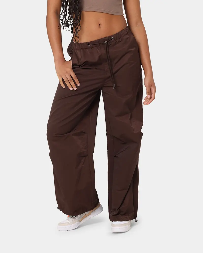 Mnml Women's Parachute Pants Brown 1