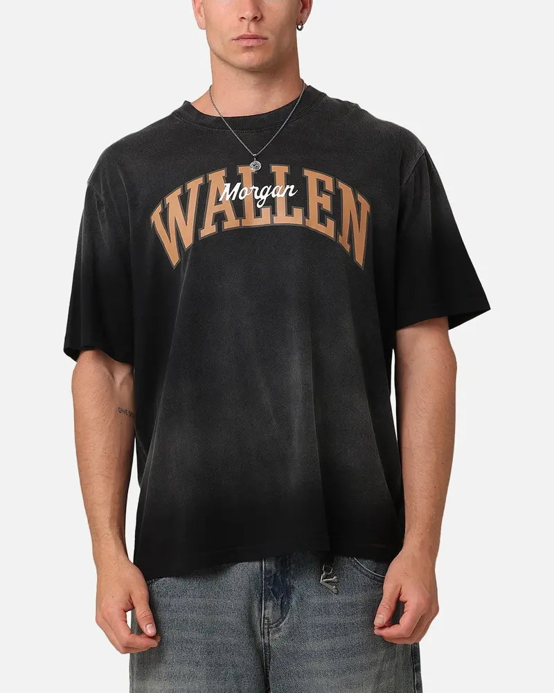 Morgan Wallen Morgan Logo T-Shirt Washed Black 1