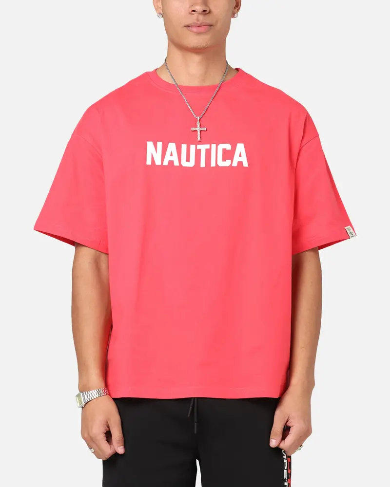 Nautica Basic Logo T-Shirt Pink 1