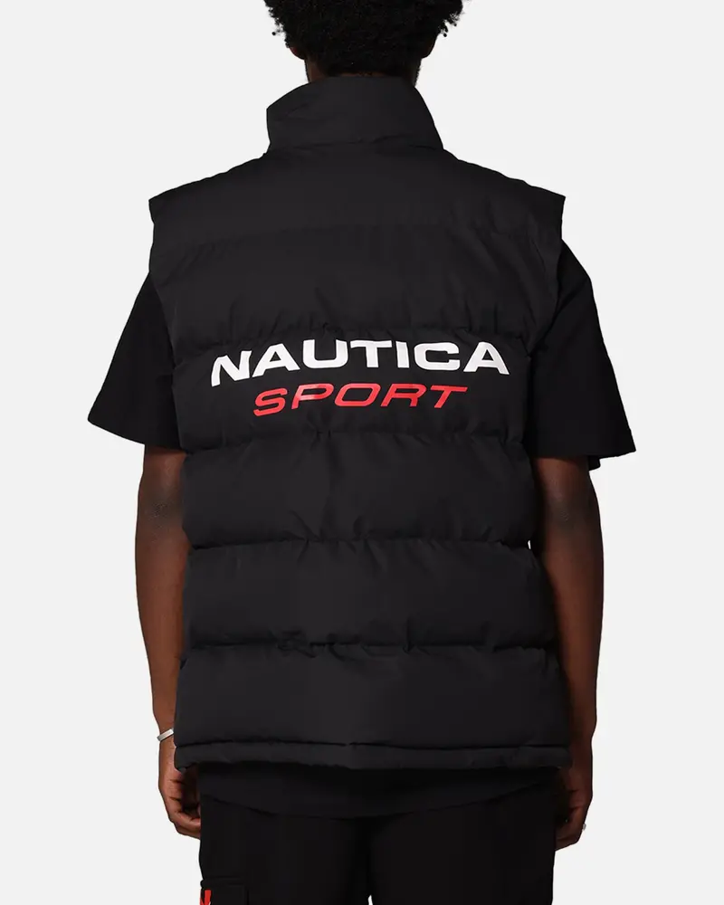 Nautica Sitka Padded Gilet Vest Black 1