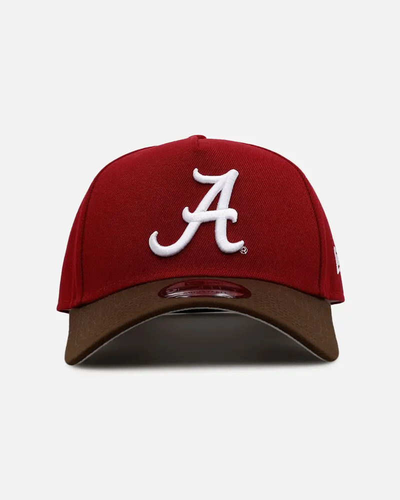 New Era Alabama Crimson Tide 'Walnut Visor' 9Forty A-Frame Snapback Walnut 1