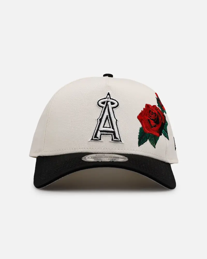 New Era Anaheim Angels 'Chrome Black Roses' 9Forty A-Frame Snapback Chrome/Black 1