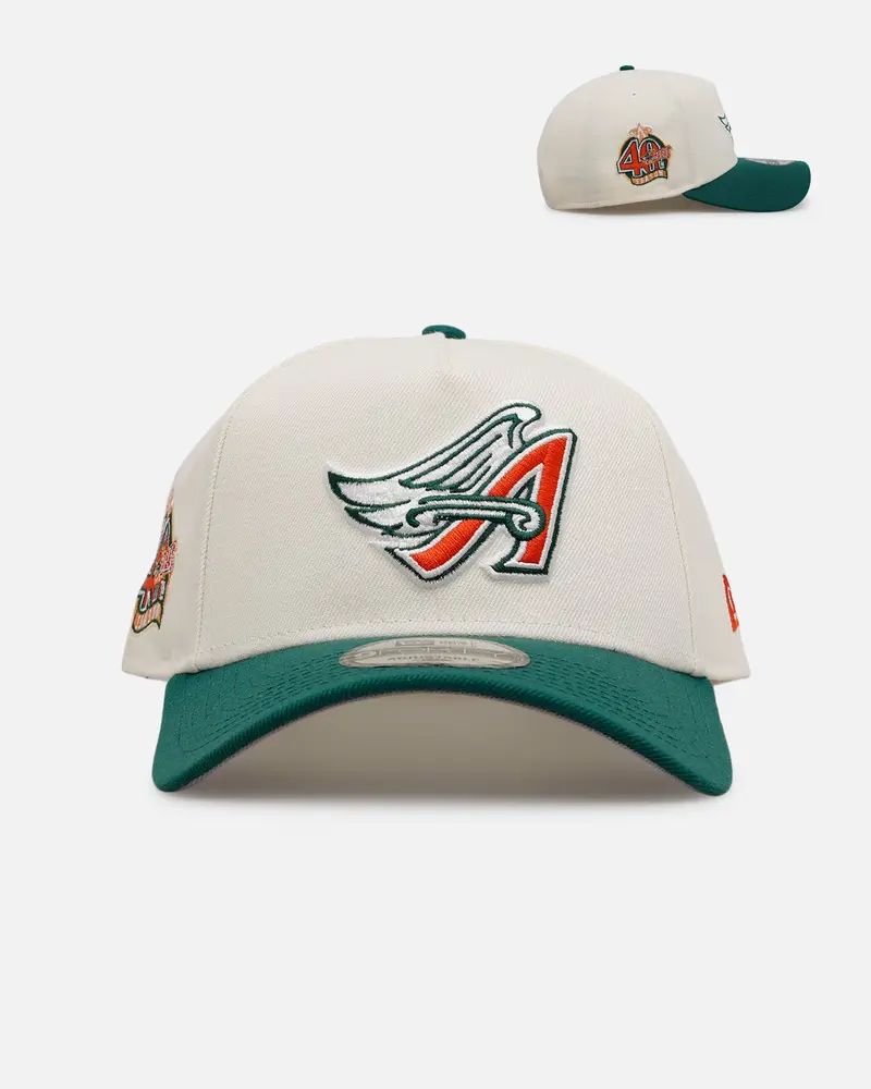 New Era Anaheim Angels 'Citrus' 9Forty A-Frame Snapback Chrome/Green/Orange 1