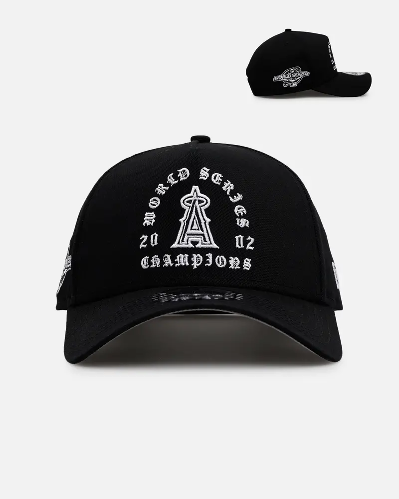 New Era Anaheim Angels 'Gothic Arch 2.0' 9Forty A-Frame Snapback Black/White 1