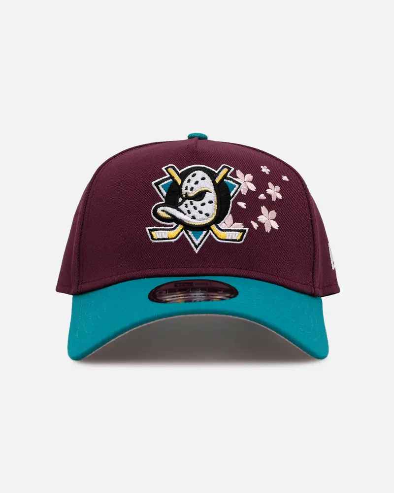 New Era Anaheim Ducks 'Cherry Blossoms' 9Forty A-Frame Snapback Official Team Color 1