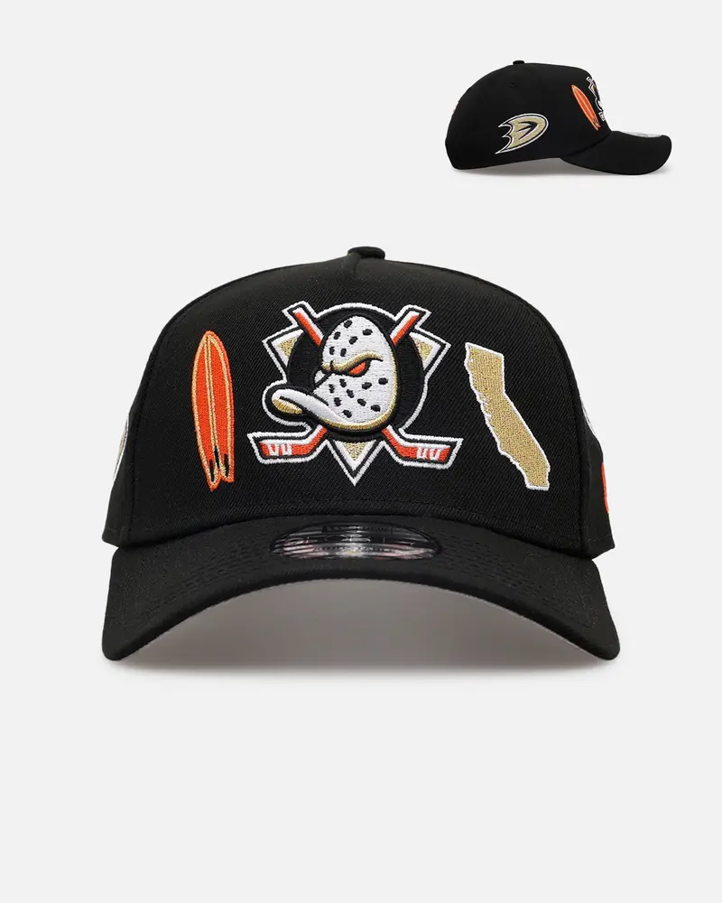 New Era Anaheim Ducks 'City Icons' 9Forty A-Frame Snapback Black 1