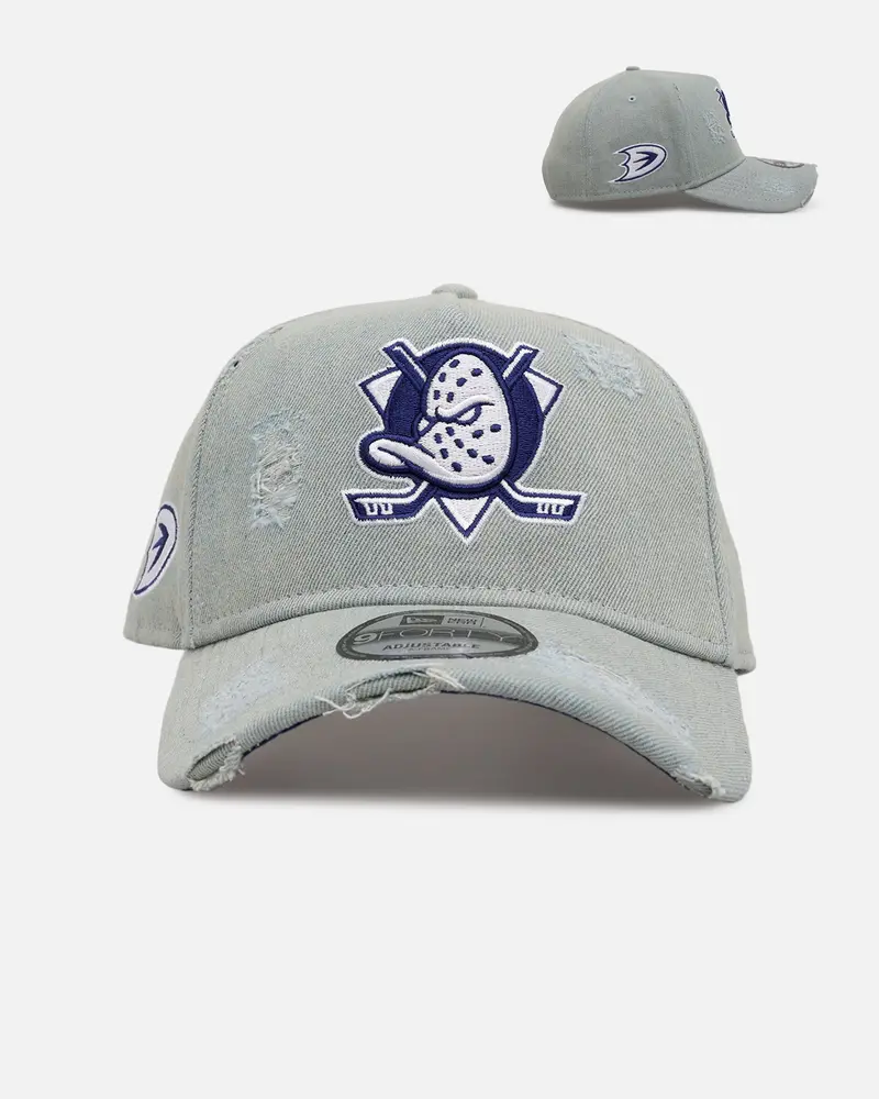 New Era Anaheim Ducks 'Denim' 9Forty A-Frame Snapback Light Wash Denim 1