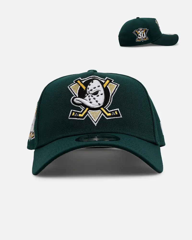 New Era Anaheim Ducks 'Evergreen' 9Forty A-Frame Snapback Dark Green 1