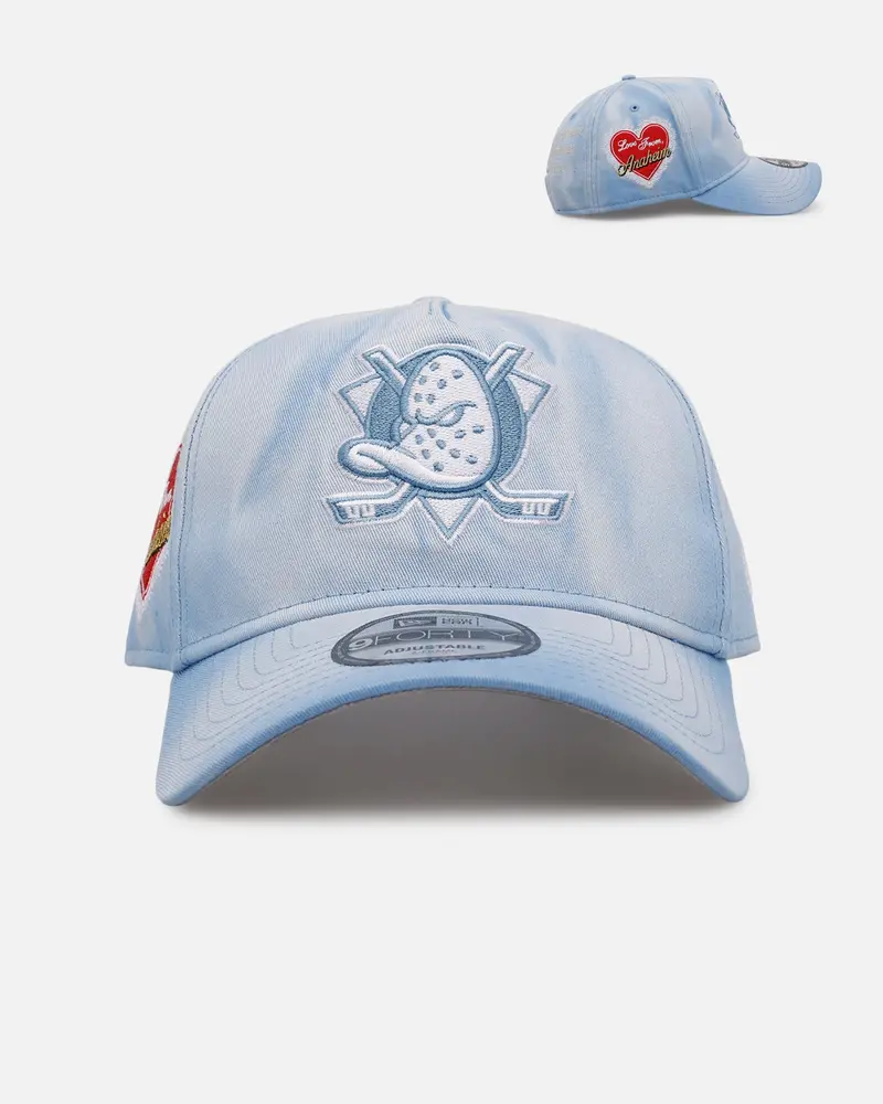 New Era Anaheim Ducks 'Hopeless Romantic' 9Forty A-Frame Snapback Sky Blue 1