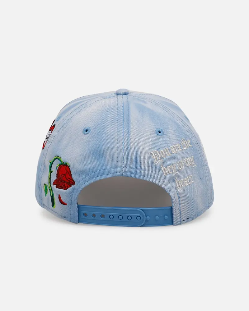 New Era Anaheim Ducks 'Hopeless Romantic' 9Forty A-Frame Snapback Sky Blue 2