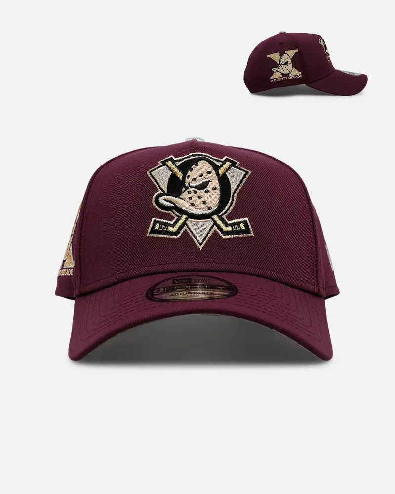 New Era Anaheim Ducks 'Plum' 9Forty A-Frame Snapback Plum 1