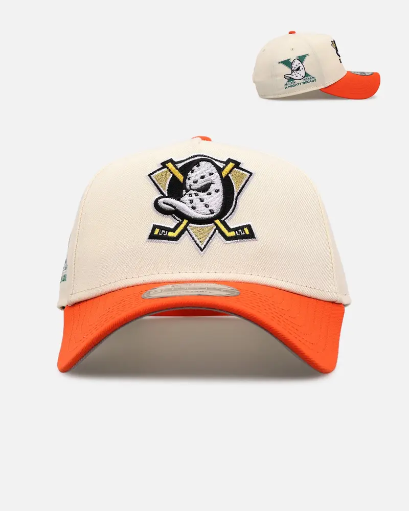 New Era Anaheim Ducks 'Team Color Visor' 9Forty A-Frame Snapback Chrome/Official Team Color 1