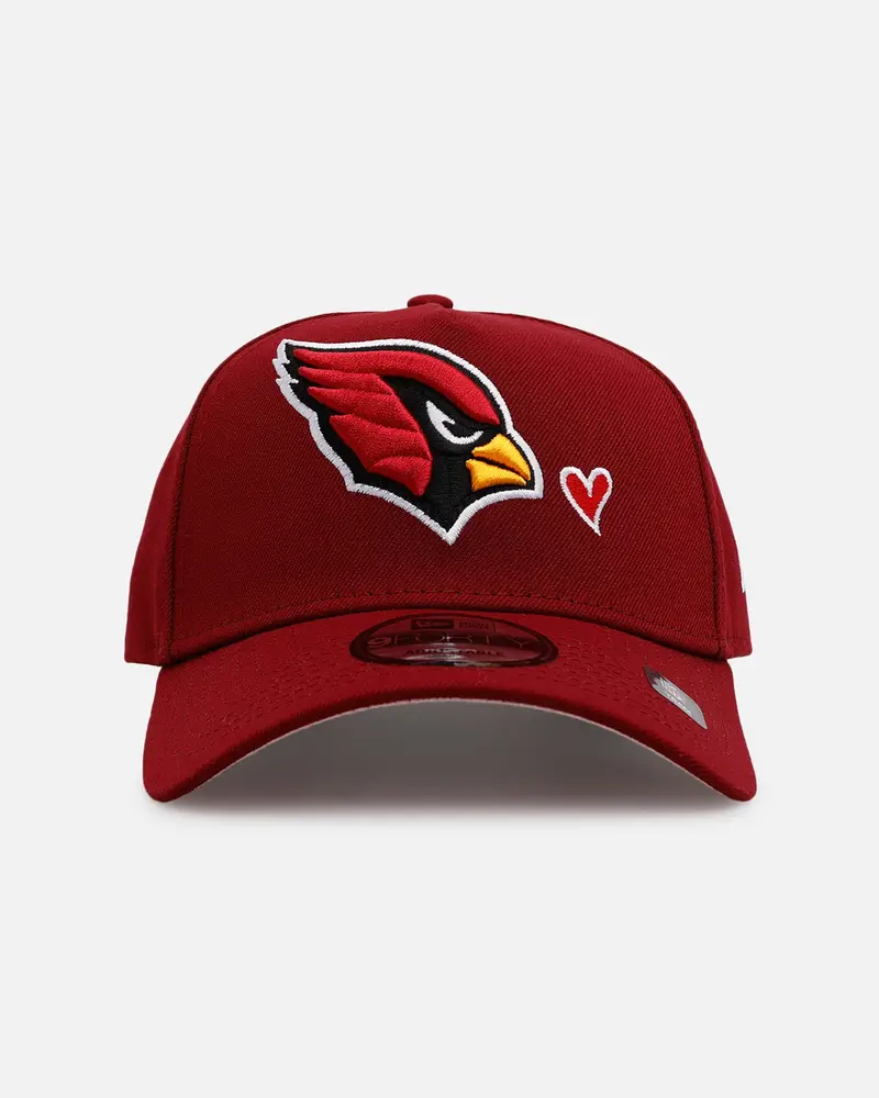 New Era Arizona Cardinals 'Team Color Hearts' 9Forty A-Frame Snapback Official Team Color 1