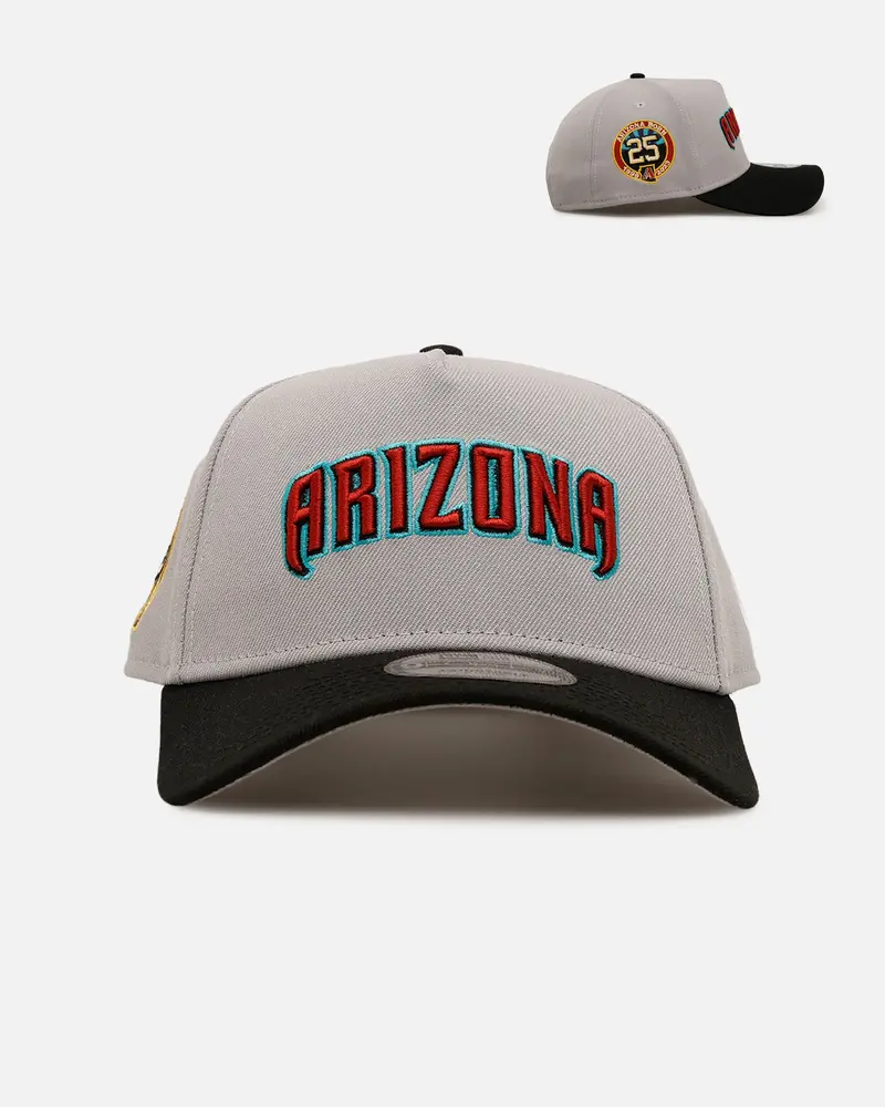 New Era Arizona Diamondbacks 'Away Greys' 9Forty A-Frame Snapback Grey 1