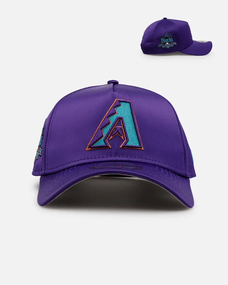 New Era Arizona Diamondbacks 'Team Color Satin' 9Forty A-Frame Snapback Official Team Color 1