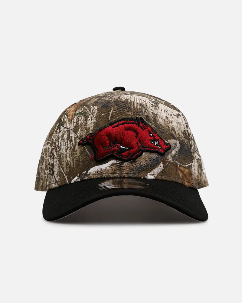 New Era Arkansas Razorbacks 'Southeastern Conference' 9Forty A-Frame Snapback Realtree 1