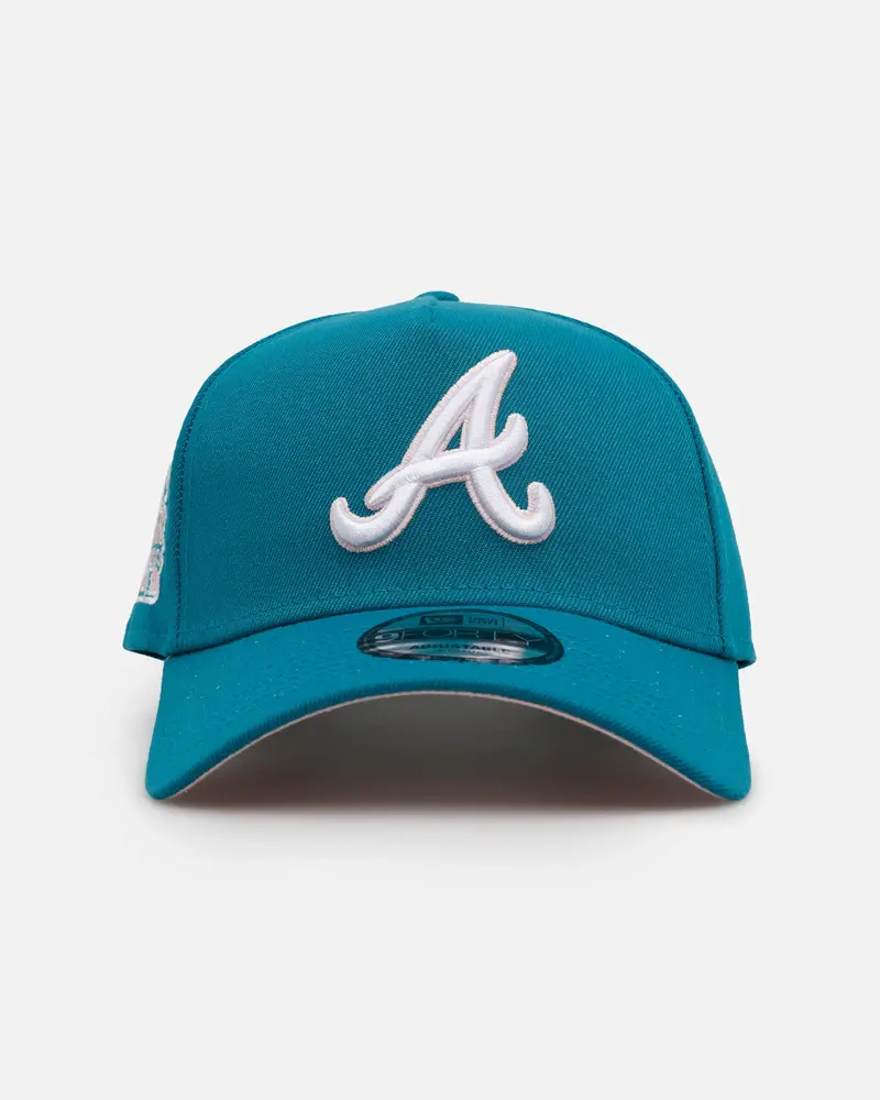 New Era Atlanta Braves 'Aqua' 9Forty A-Frame Snapback Aqua 1